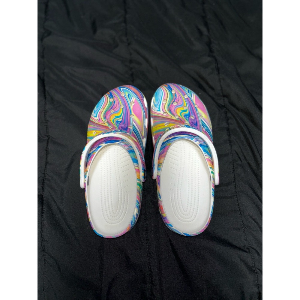 Pastel Swirl Crocs